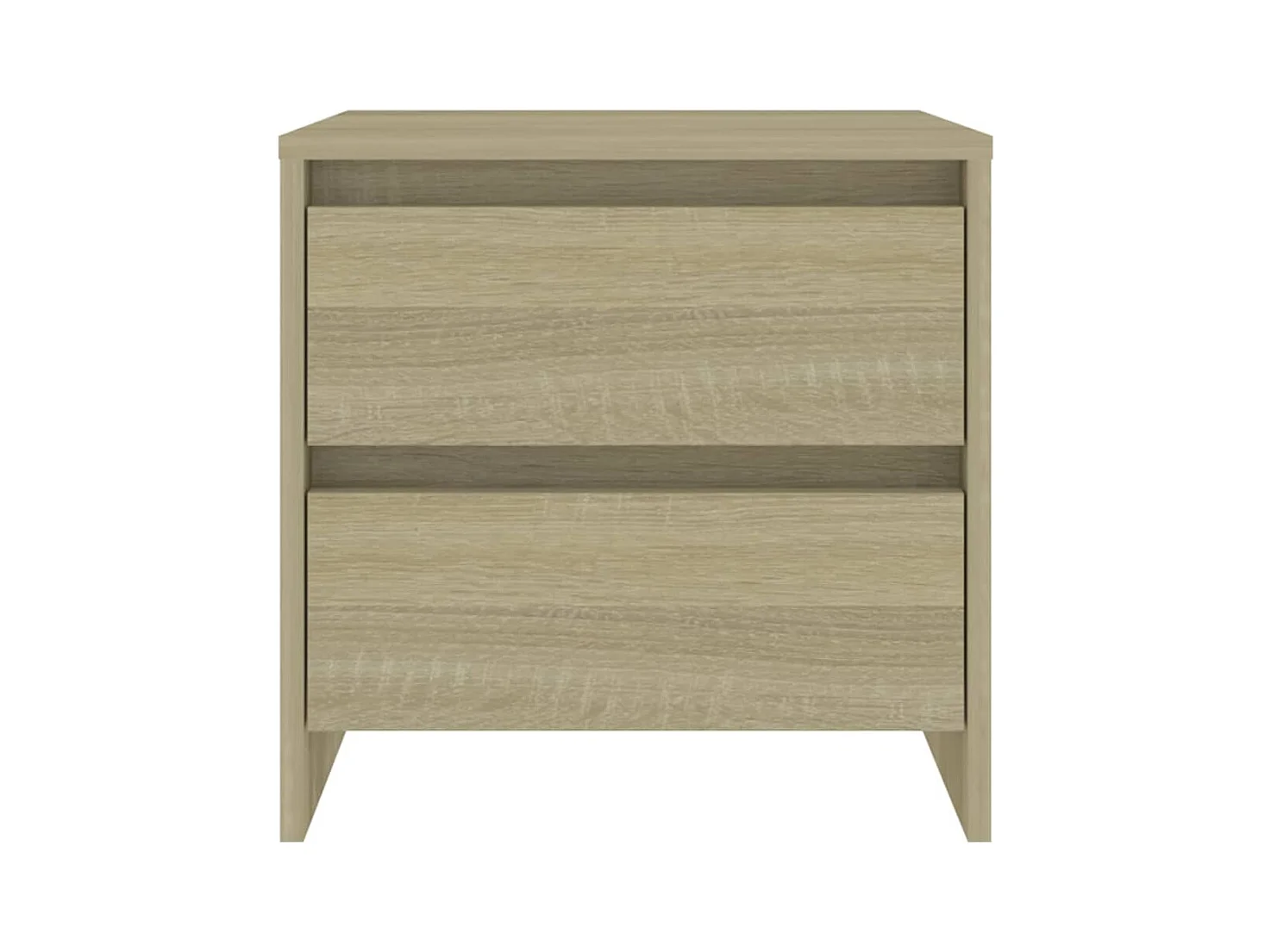 Tables de chevet 2 pcs chêne sonoma bois d'ingénierie