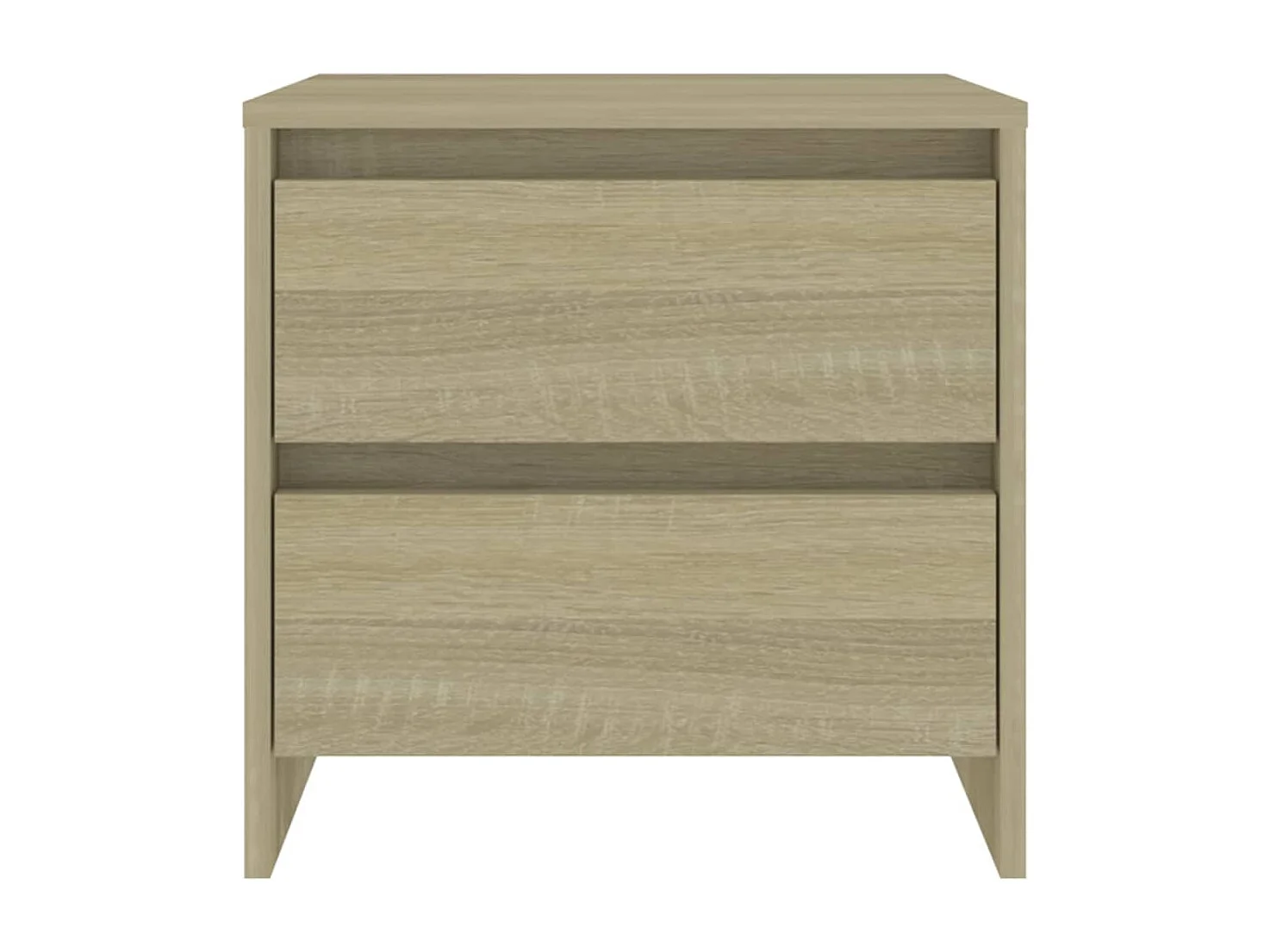 Tables de chevet 2 pcs chêne sonoma bois d'ingénierie