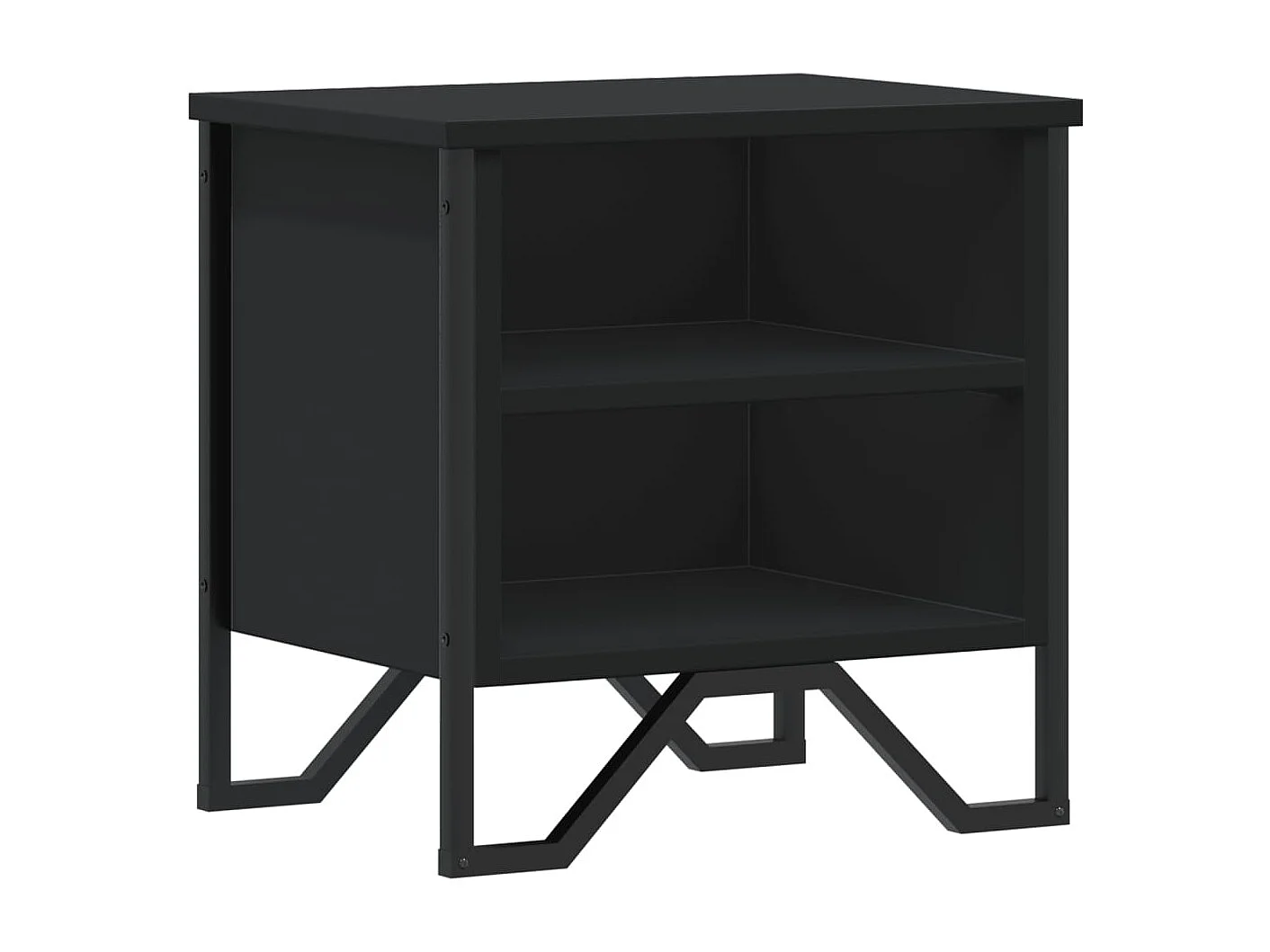 Table de chevet Noir 40 x 30 x 40 cm Aggloméré