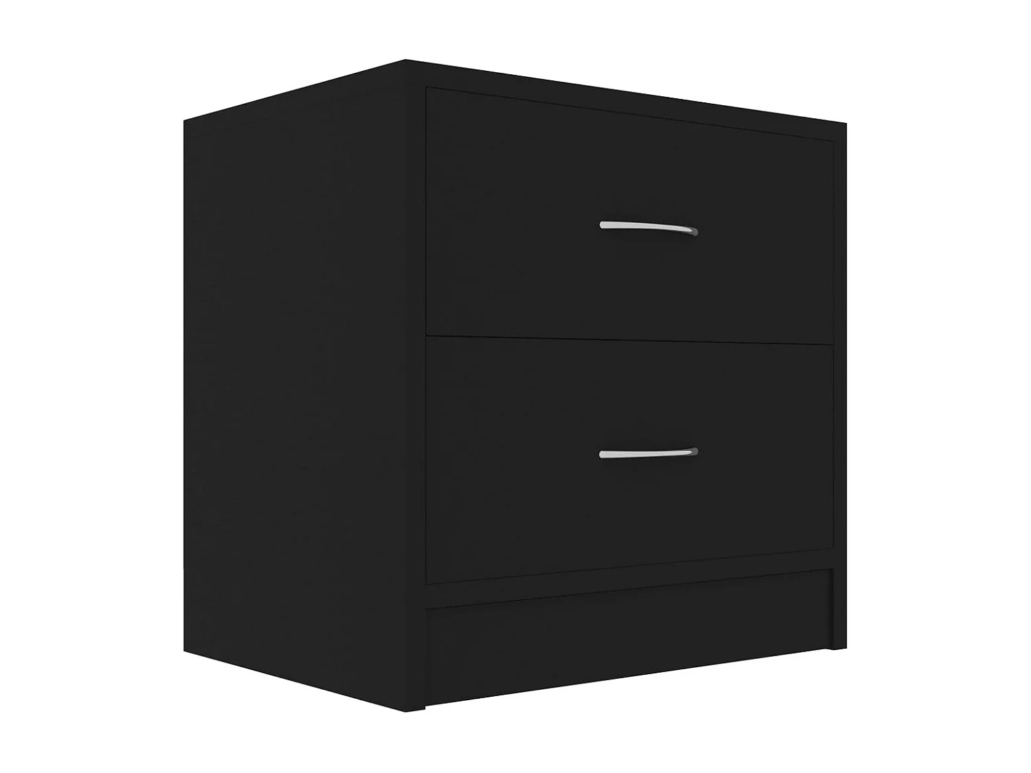 Table de chevet Noir 40x30x40 cm Bois d'ingénierie