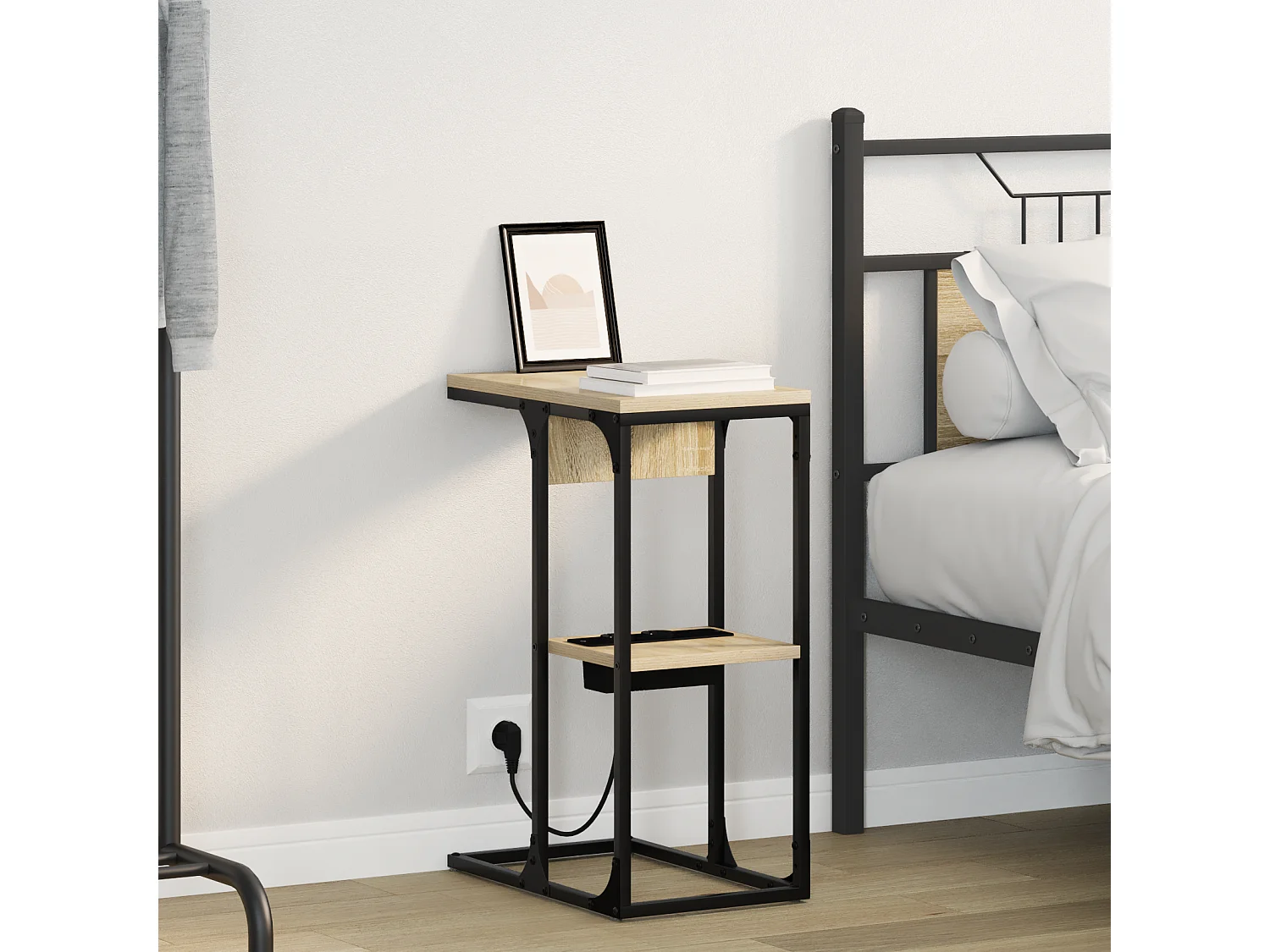 Comodino in rovere Sonoma 41,5 x 26 x 60,5 cm