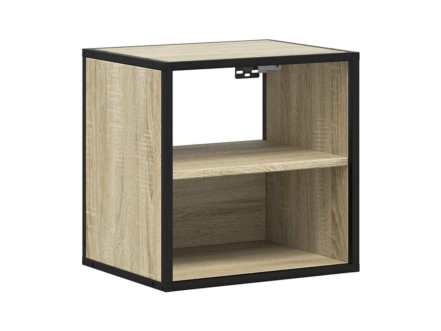 Comodino da parete in rovere Sonoma 40x31x39,5 cm