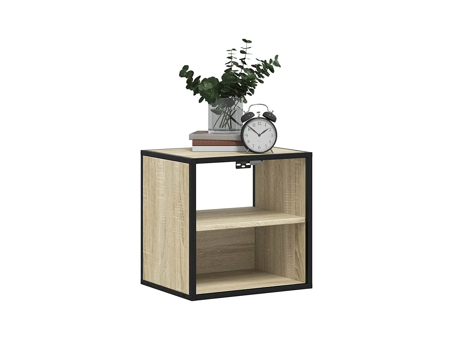 Comodino da parete in rovere Sonoma 40x31x39,5 cm