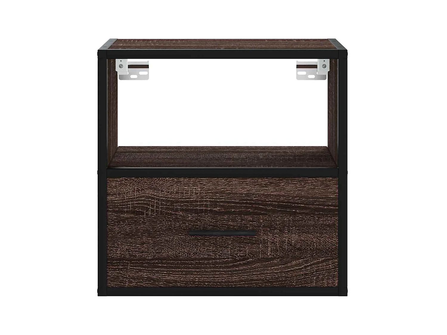 Comodini da parete 2 pezzi rovere marrone 40x31x39,5 cm