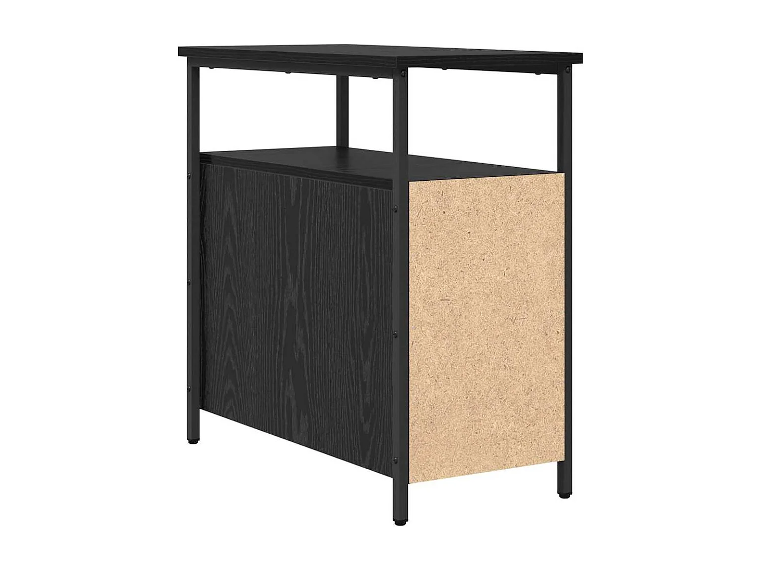 Cabinet de chevet avec tiroir 2 pcs Chêne noir 30 x 60 x 60 cm