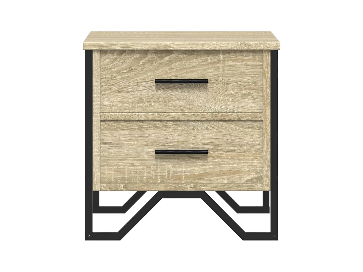 Tables de chevet 2 pcs chêne sonoma 40x41x40 cm bois ingénierie