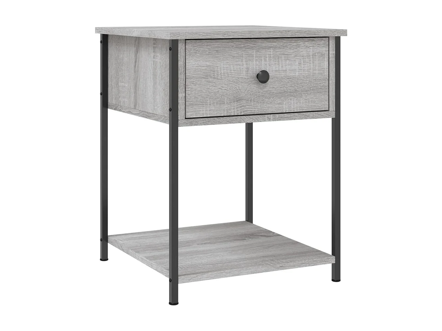 Comodini 2 pezzi grigio sonoma 44x45x58 cm in legno ingegnerizzato