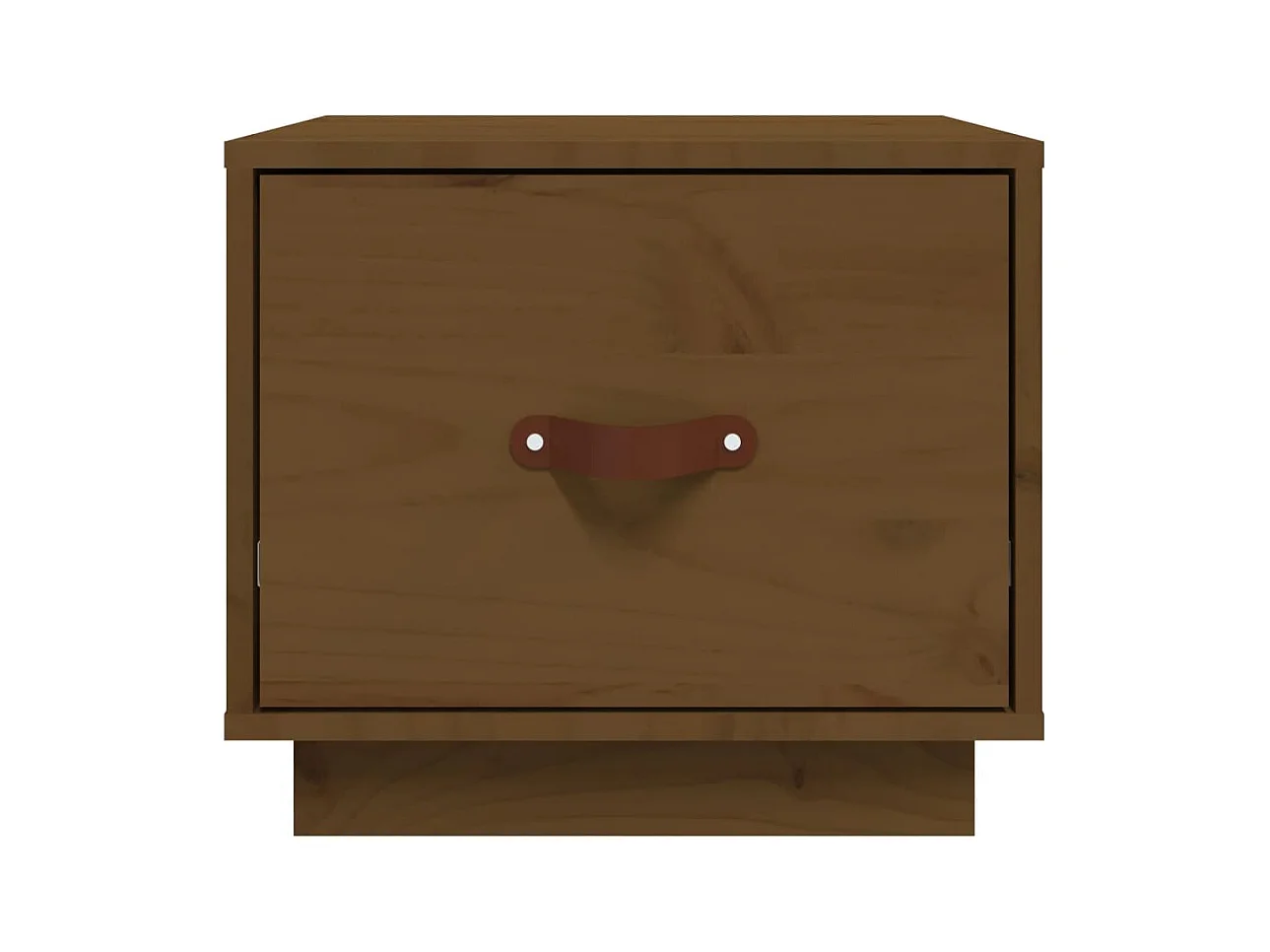 Tables de chevet 2pcs Marron miel 40x34x35cm Bois de pin massif