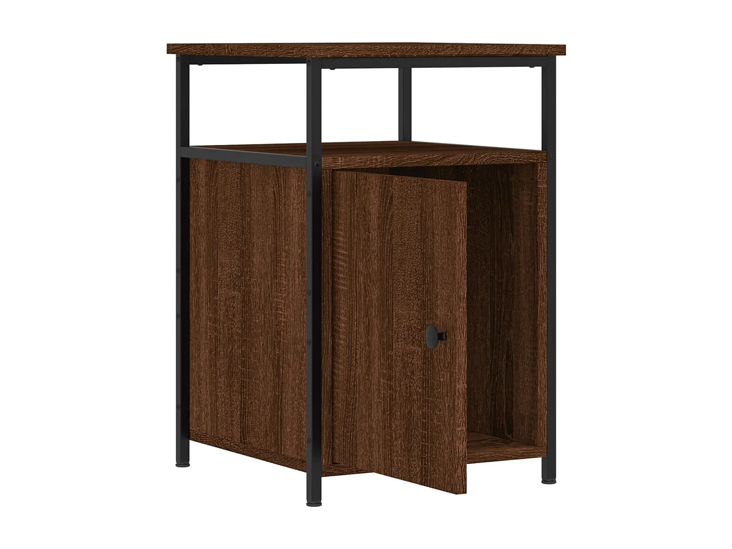 Mesitas de noche 2 piezas Roble Marrón 40x42x60cm Madera de Ingeniería