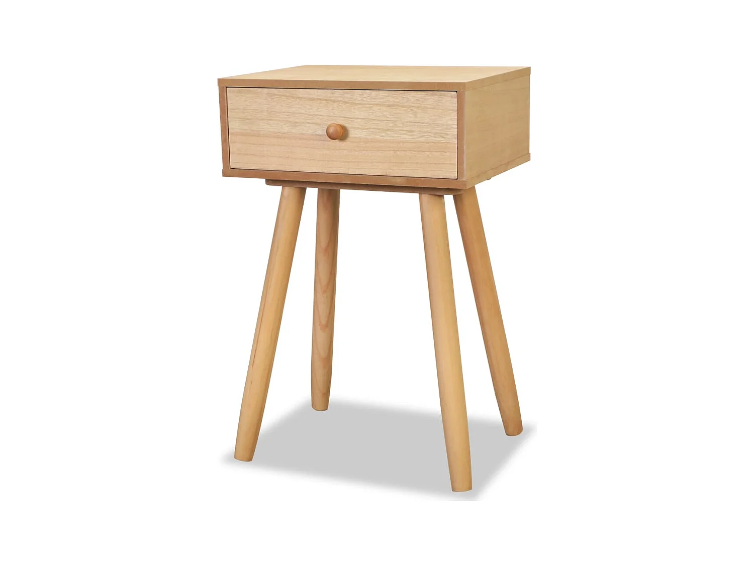 Nachtkastje 2 stuks Massief grenenhout 40 x 30 x 61 cm Bruin