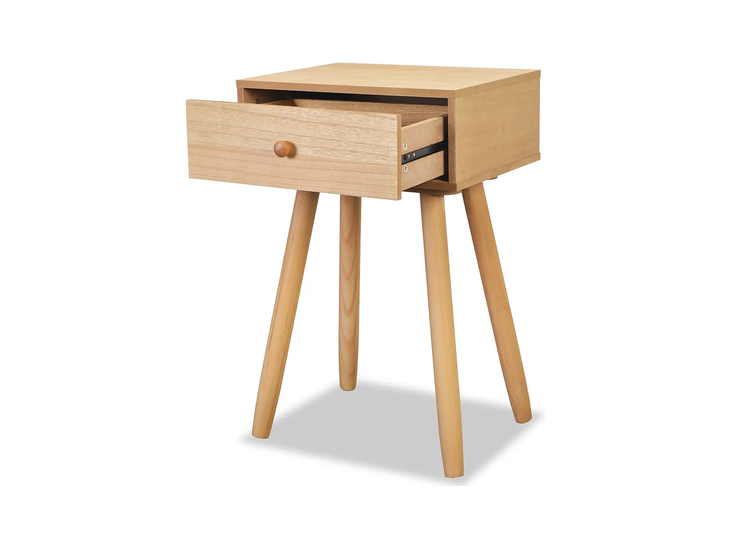 Nachtkastje 2 stuks Massief grenenhout 40 x 30 x 61 cm Bruin