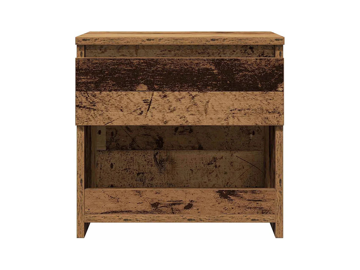 Tables de chevet 2 pcs vieux bois 40x30x39 cm bois ingénierie