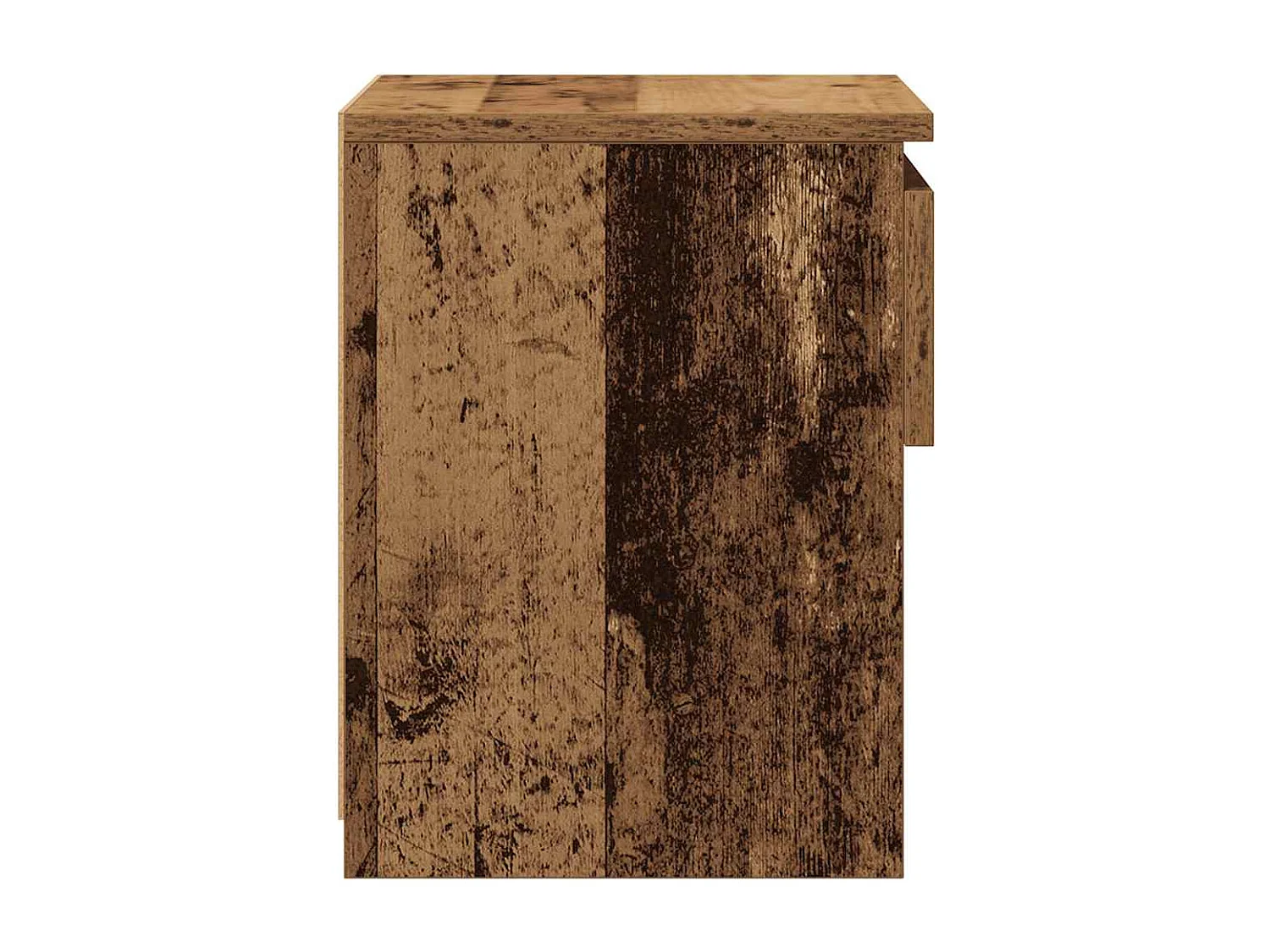 Comodini 2 pezzi in legno vecchio 40x30x39 cm in legno ingegnerizzato