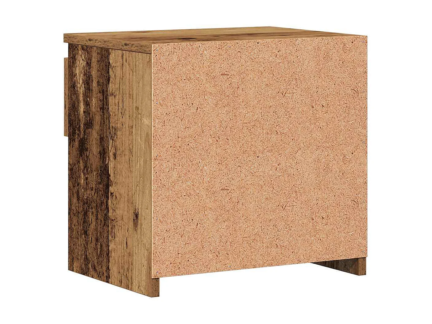 Comodini 2 pezzi in legno vecchio 40x30x39 cm in legno ingegnerizzato