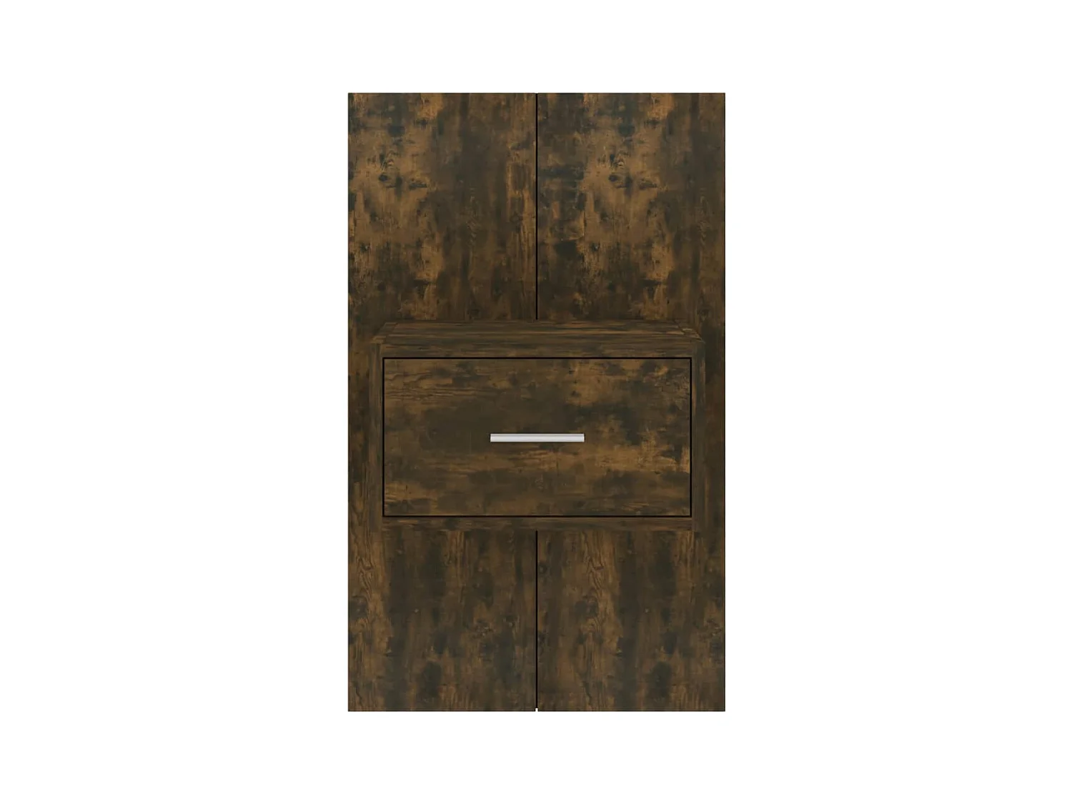 Table de chevet murale Chêne fumé