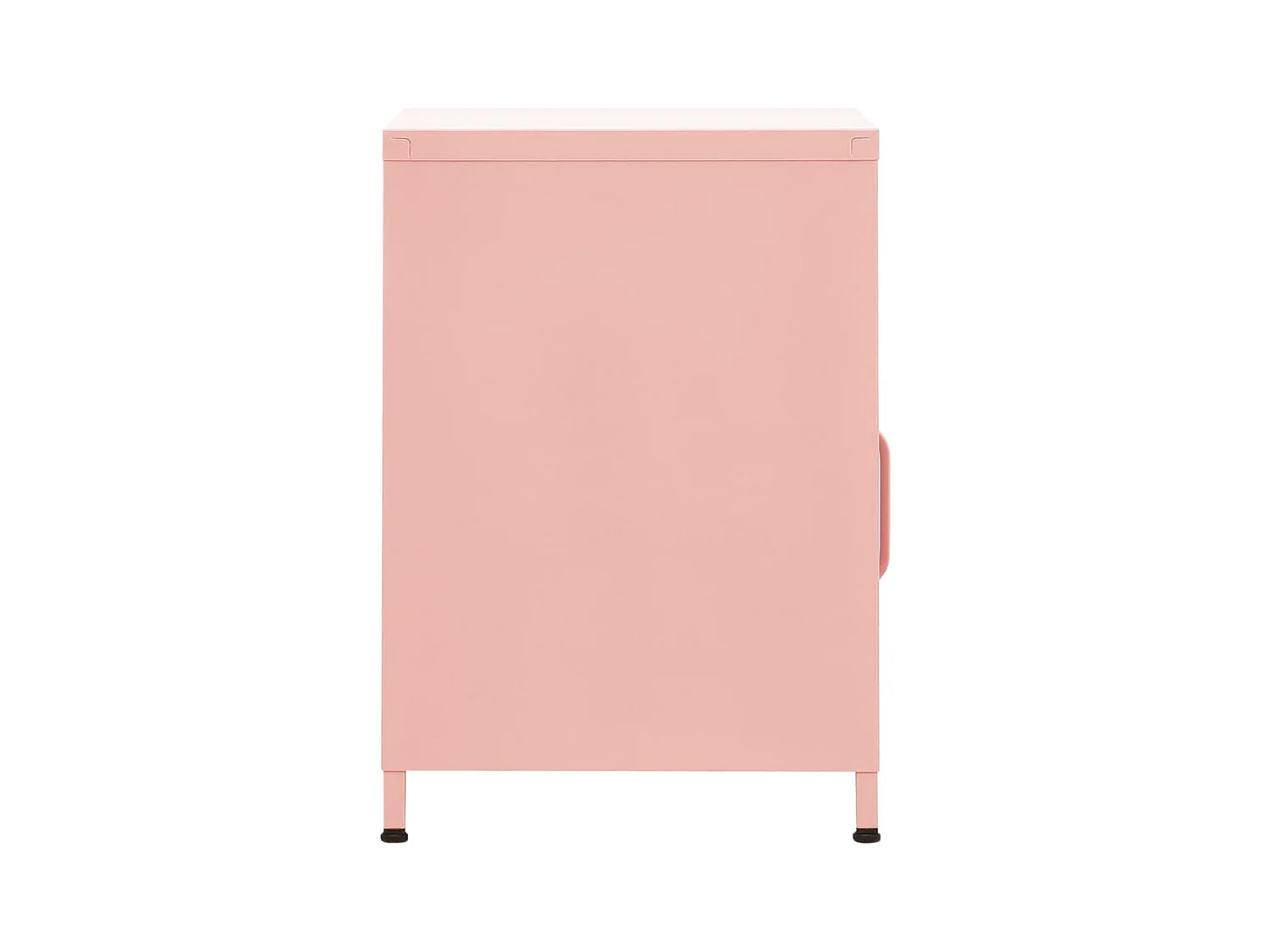Table de chevet Rose 35x35x51 cm Acier
