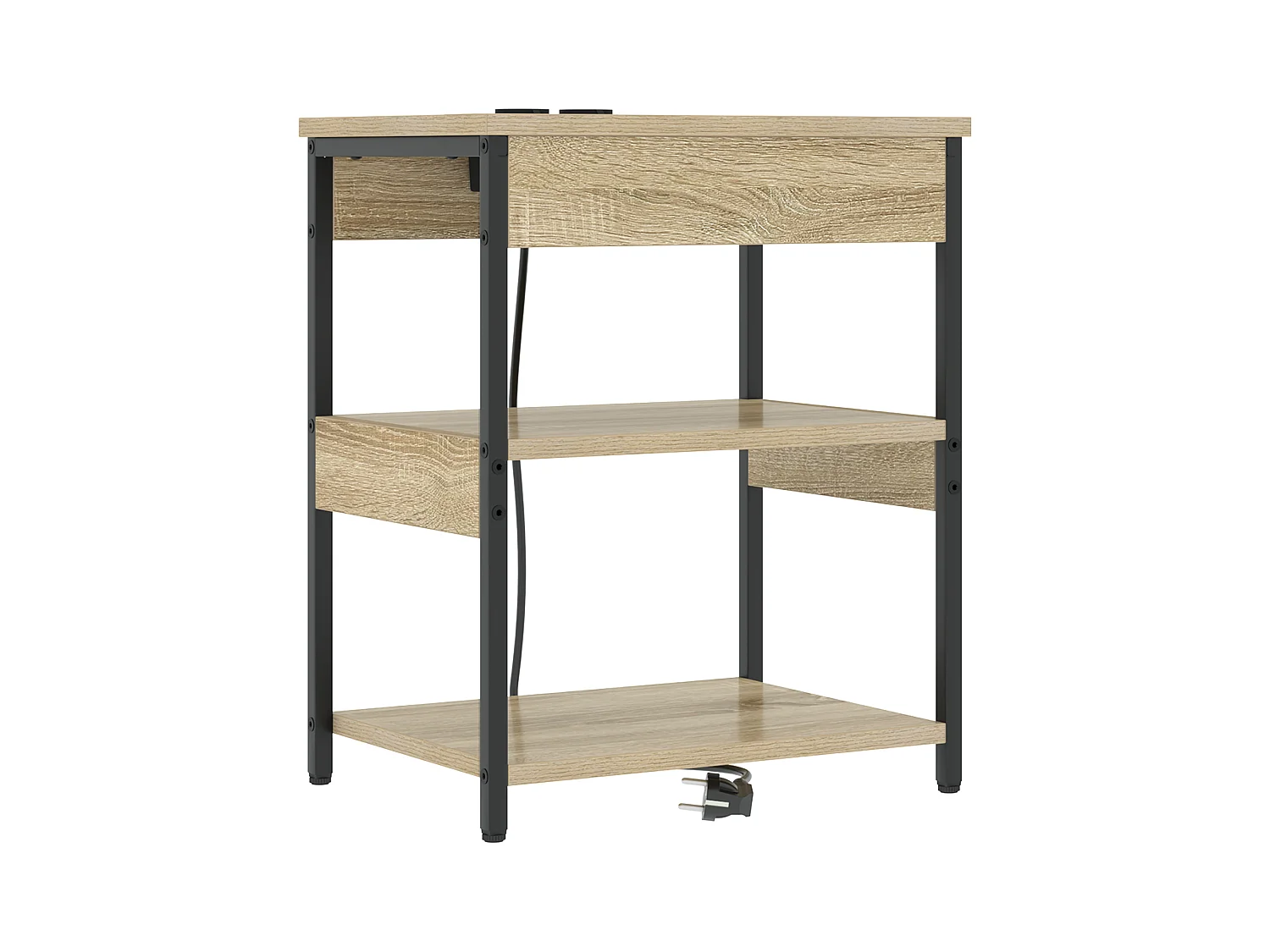 Comodini 2 pezzi in rovere Sonoma 41 x 31 x 51 cm