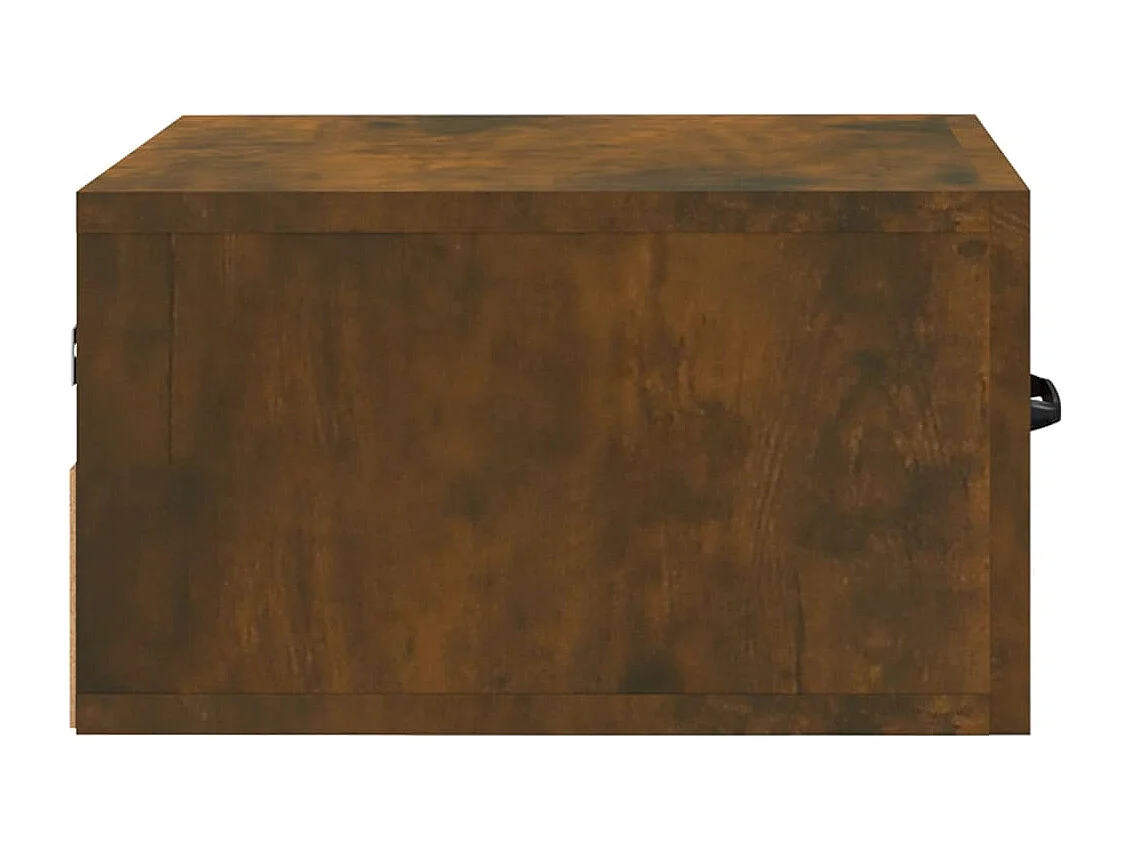 Tables de chevet murales 2 pcs Chêne fumé 35x35x20 cm