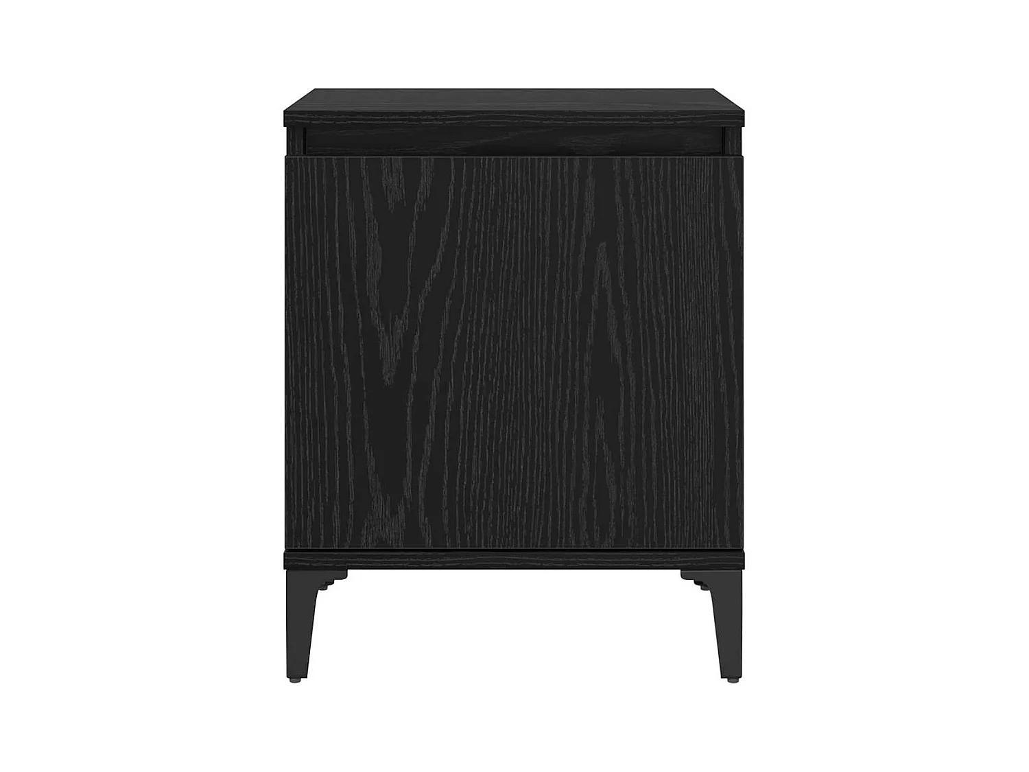 Table de chevet en chêne noir Chêne noir Bois d'ingénierie