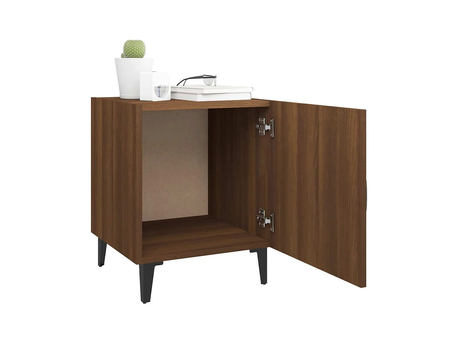 Table de chevet Chêne marron Bois d'ingénierie