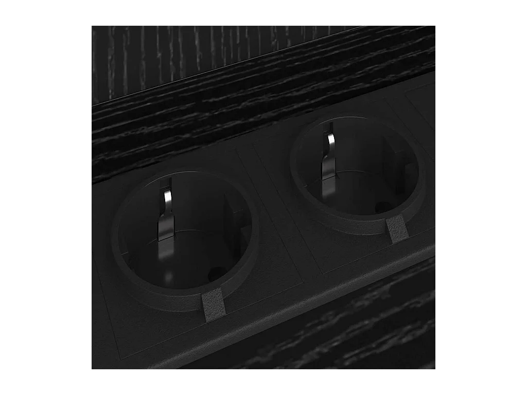 Cabinet de chevet 2 pcs Chêne noir 38 x 31 x 61 cm