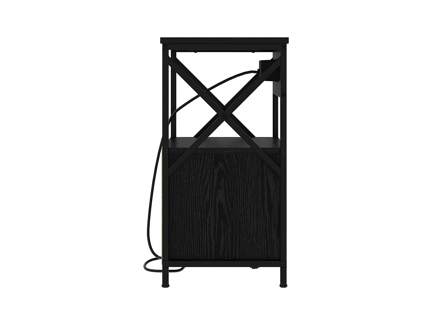 Cabinet de chevet Chêne noir 40 x 31 x 60 cm Bois d'ingénierie