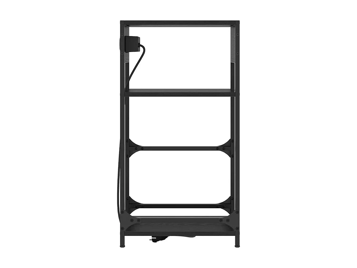 Cabinet de chevet Chêne noir 40 x 27 x 76 cm Bois d'ingénierie