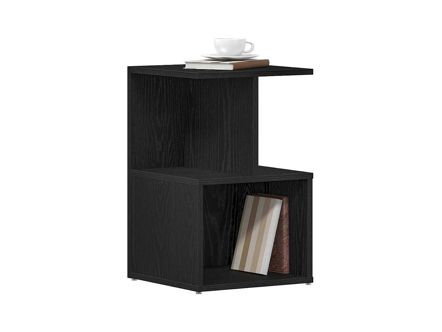 Tables de chevet 2 pcs Chêne noir 35x35x55 cm Bois manufacturé