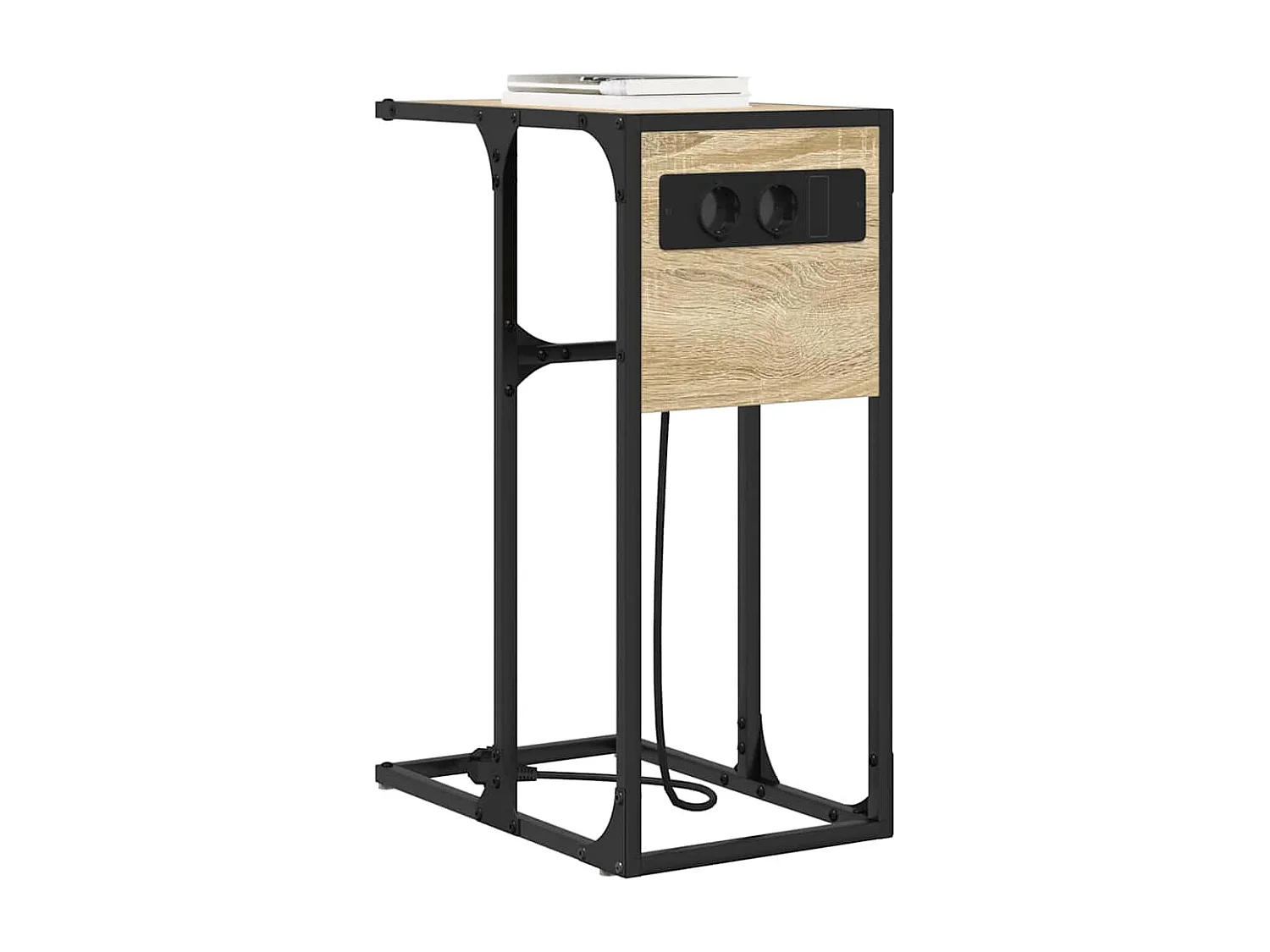 Table de chevet Chêne sonoma 41.5 x 26 x 60.5 cm