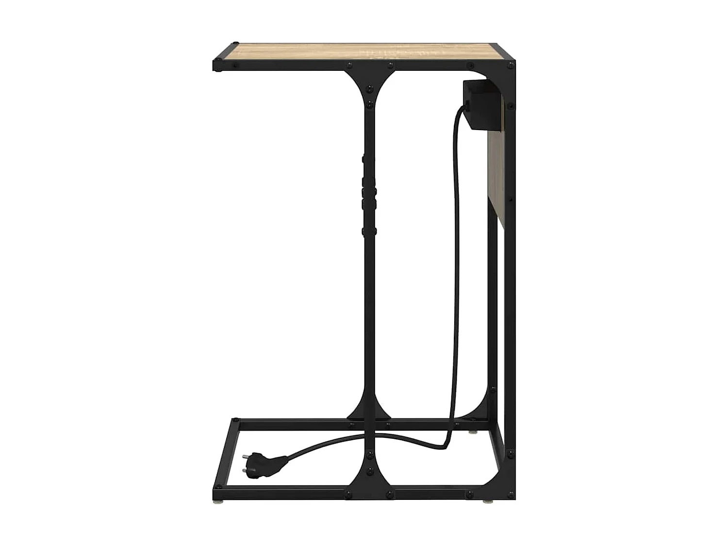 Table de chevet Chêne sonoma 41.5 x 26 x 60.5 cm