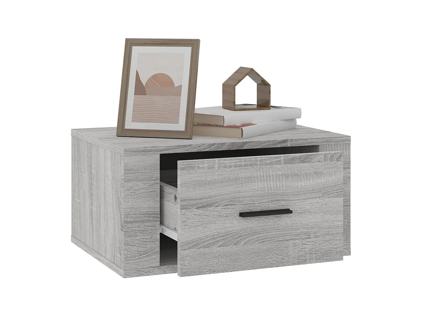 Tables de chevet murales 2 pcs Sonoma gris 50x36x25 cm