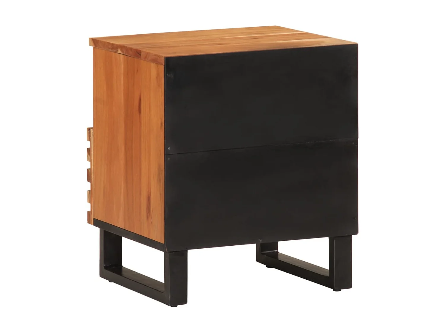 Table de chevet 40x34x46 cm bois d'acacia massif