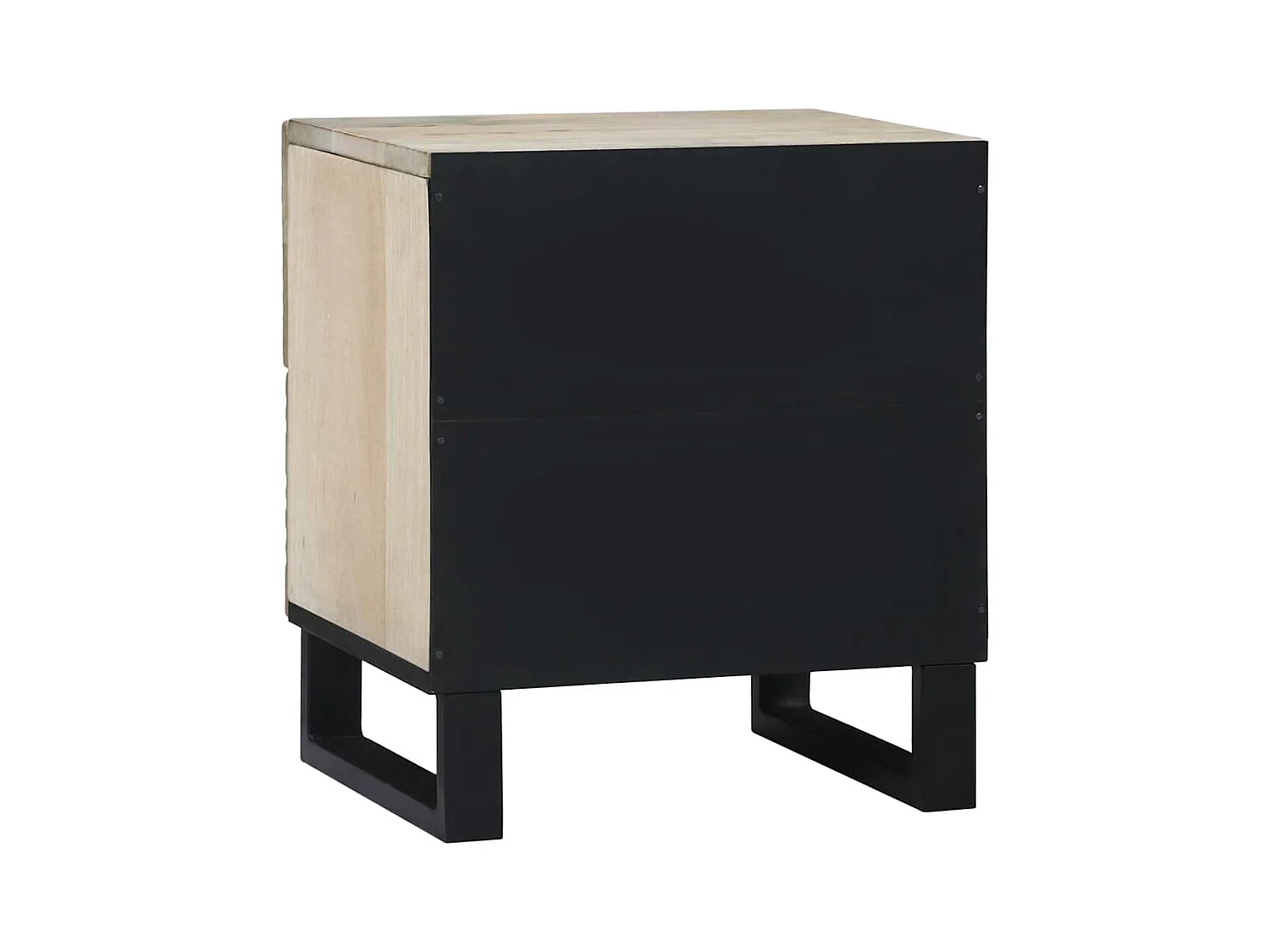 Tables de chevet avec tiroir 2 pcs Noyer 40 x 33.5 x 46 cm