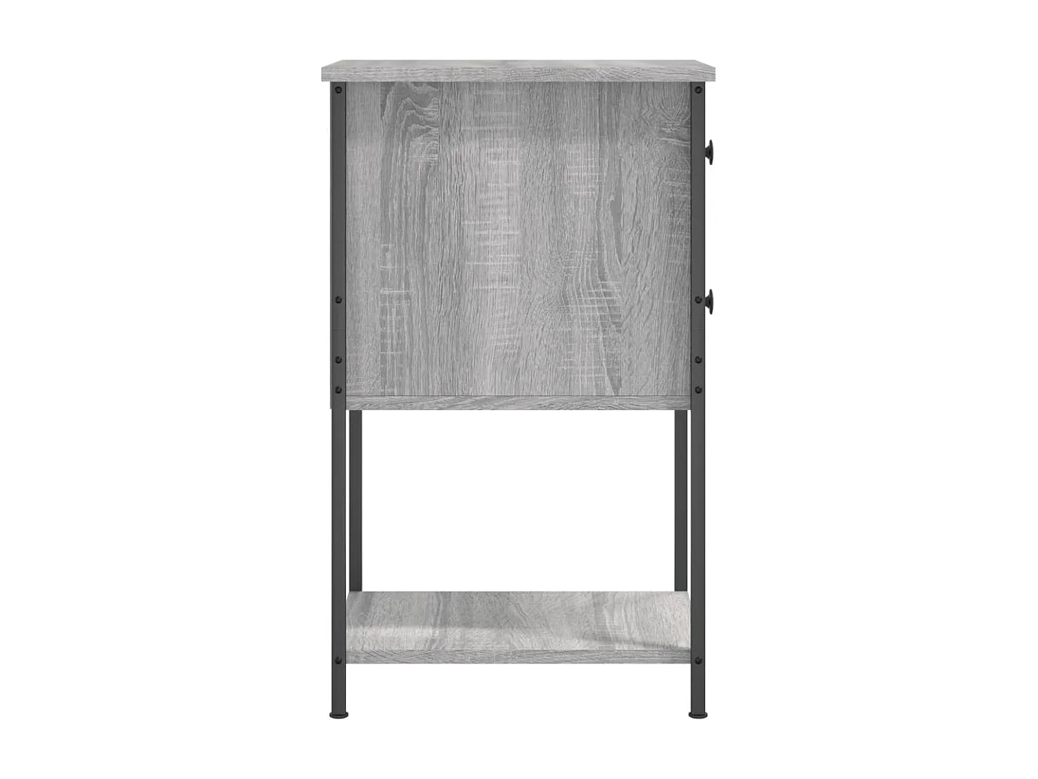 Mesitas de noche 2 piezas gris sonoma 32x42x70cm madera de ingeniería