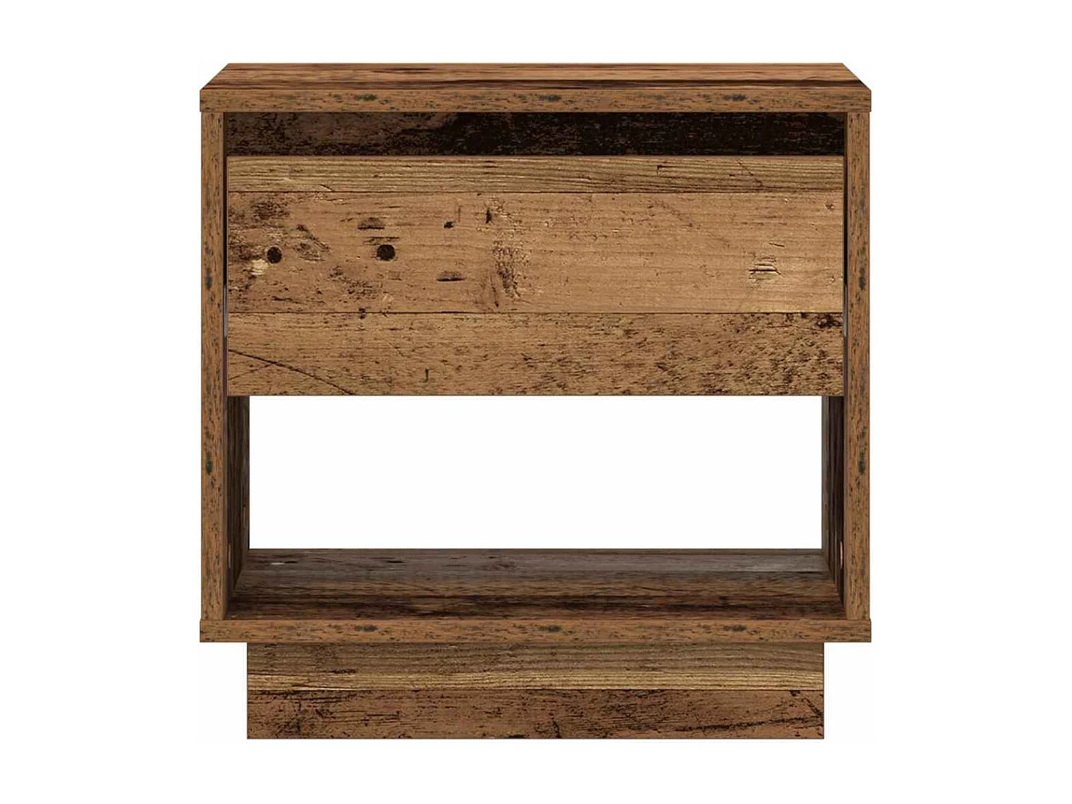 Table de chevet 2 pcs Bois ancien 45x34x45 cm Bois reconstitué