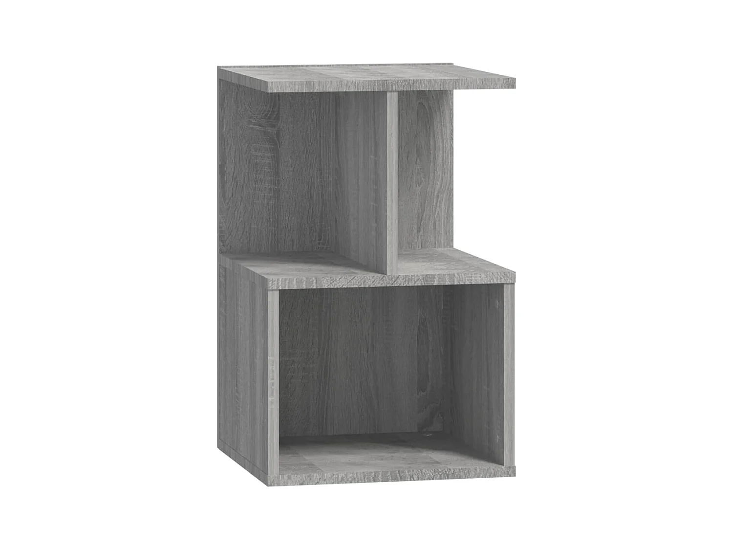 Comodini 2 pz Sonoma grigio 35x35x55 cm Legno ingegnerizzato
