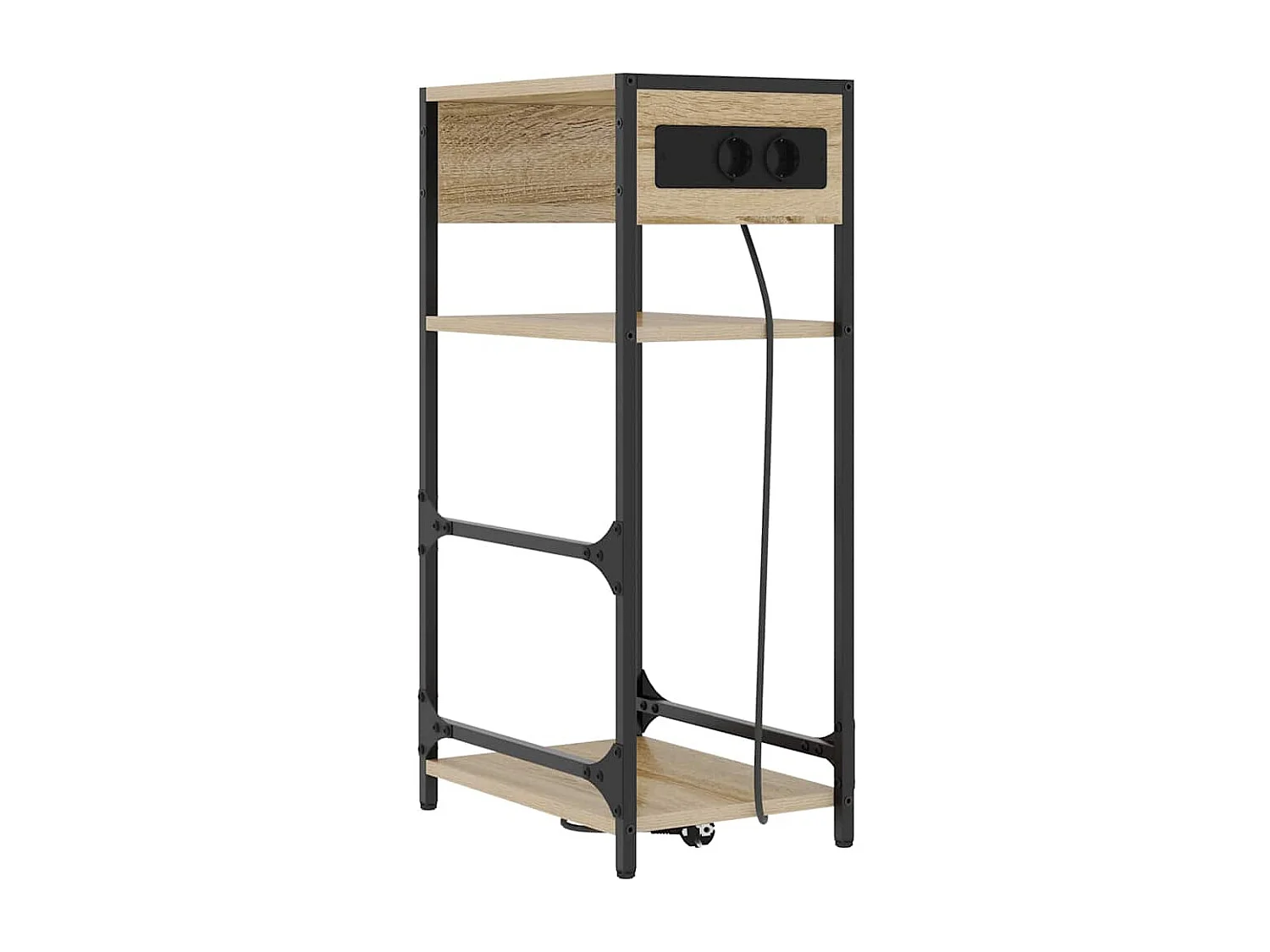 Nachtkastje met lade Sonoma eiken 40 x 27 x 76 cm