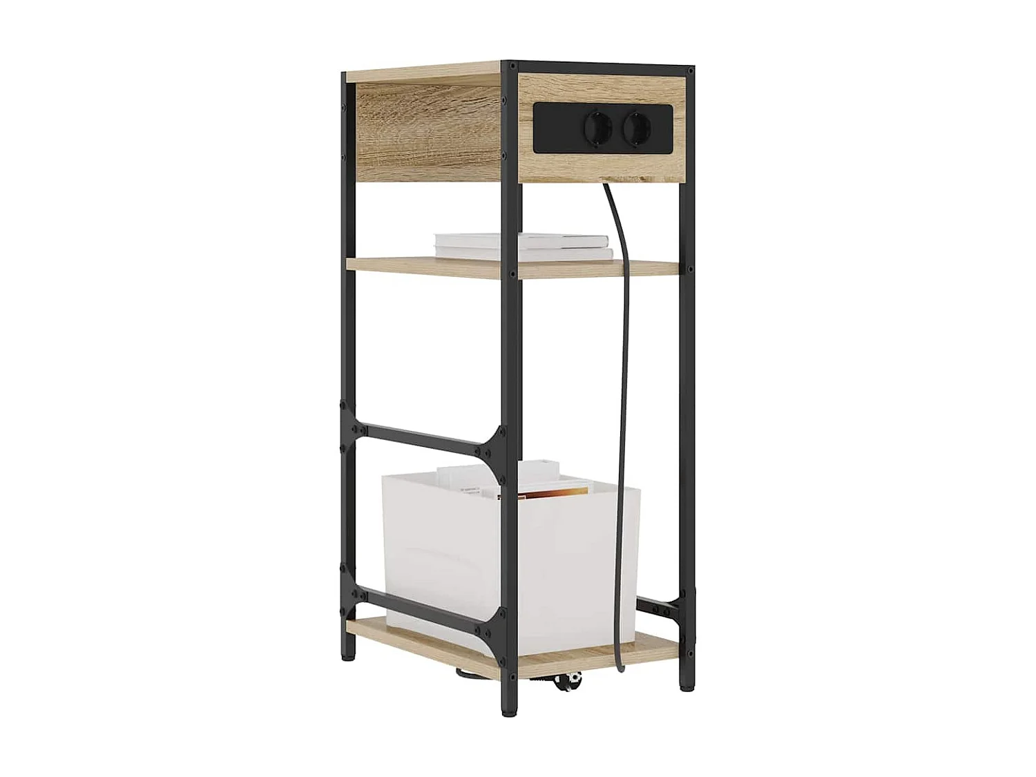 Nachtkastje met lade Sonoma eiken 40 x 27 x 76 cm