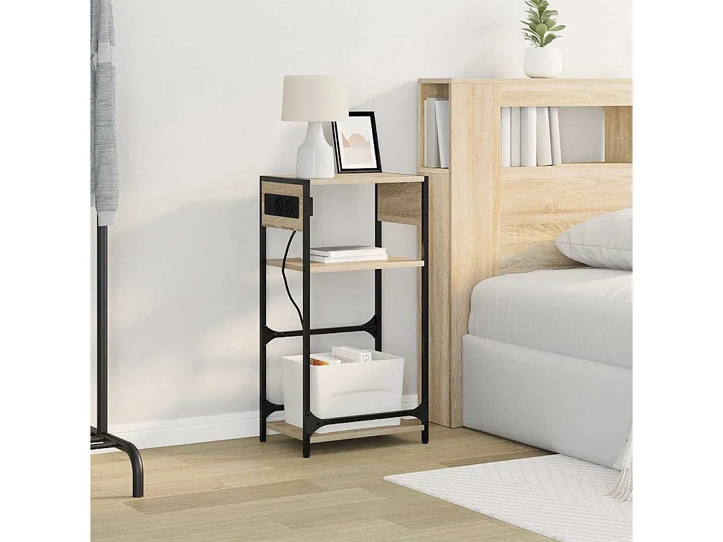 Nachtkastje met lade Sonoma eiken 40 x 27 x 76 cm