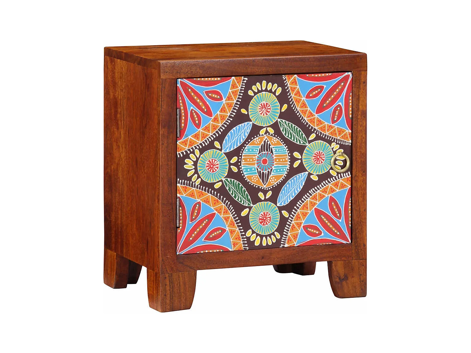 Table de chevet 40x30x45 cm bois d'acacia massif