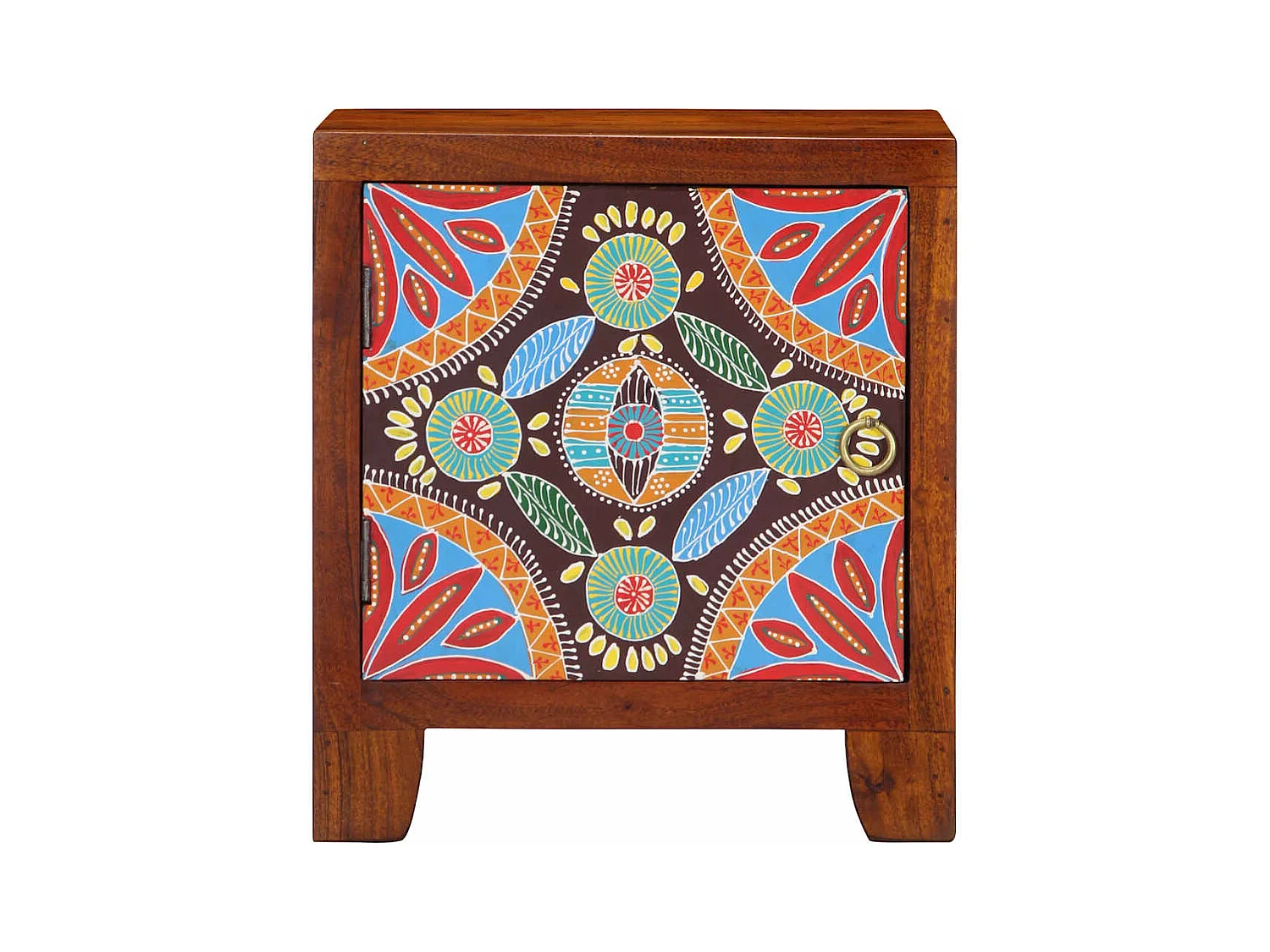 Table de chevet 40x30x45 cm bois d'acacia massif