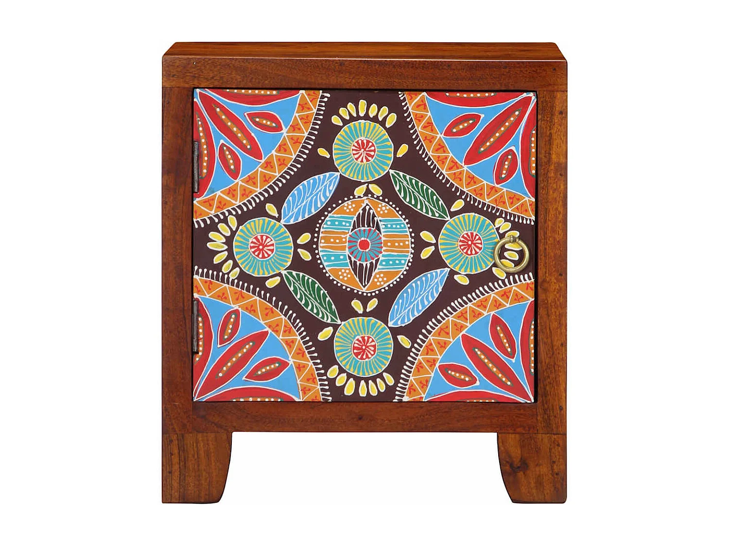 Table de chevet 40x30x45 cm bois d'acacia massif