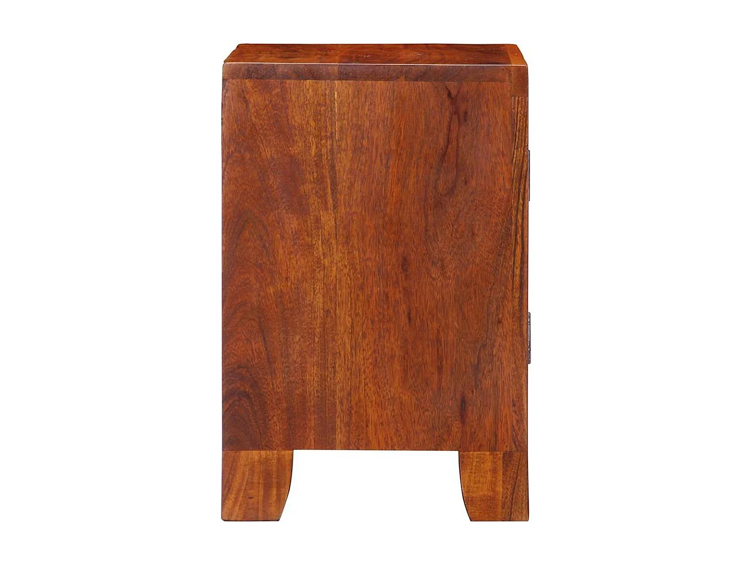 Table de chevet 40x30x45 cm bois d'acacia massif
