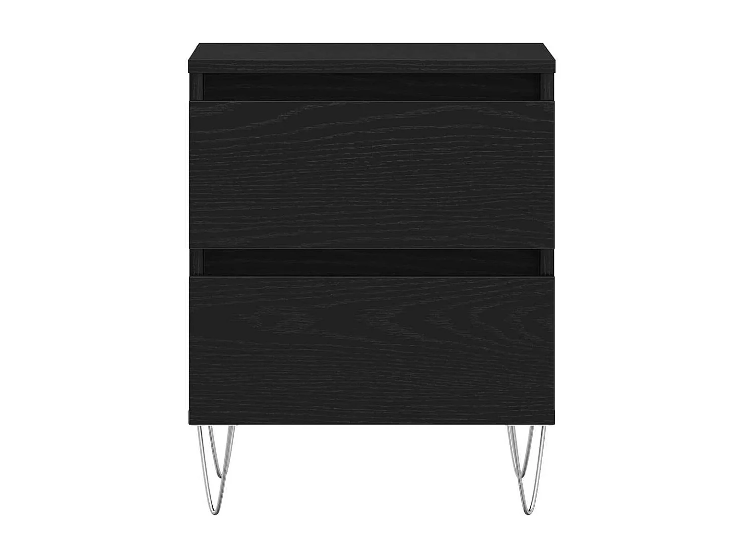 Cabinets de chevet 2 pcs Chêne Noir 40x35x50 cm Bois d'ingénierie