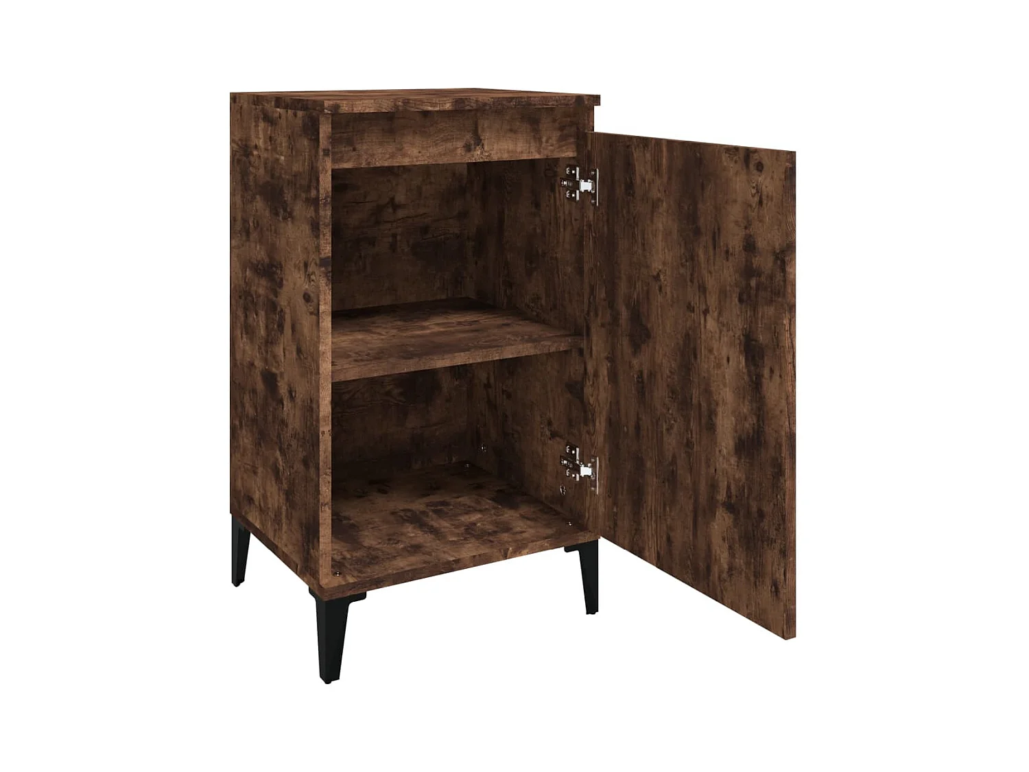 Tables de chevet 2 pcs chêne fumé 40x35x70 cm bois d'ingénierie