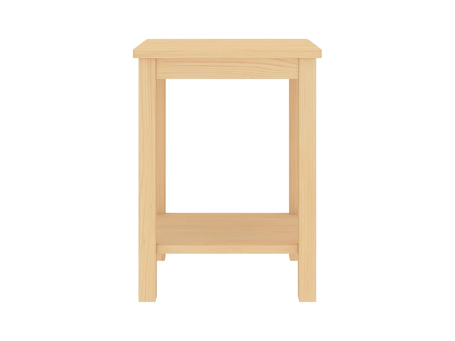 Nachtkastje naturel 35x30x47 cm massief grenenhout