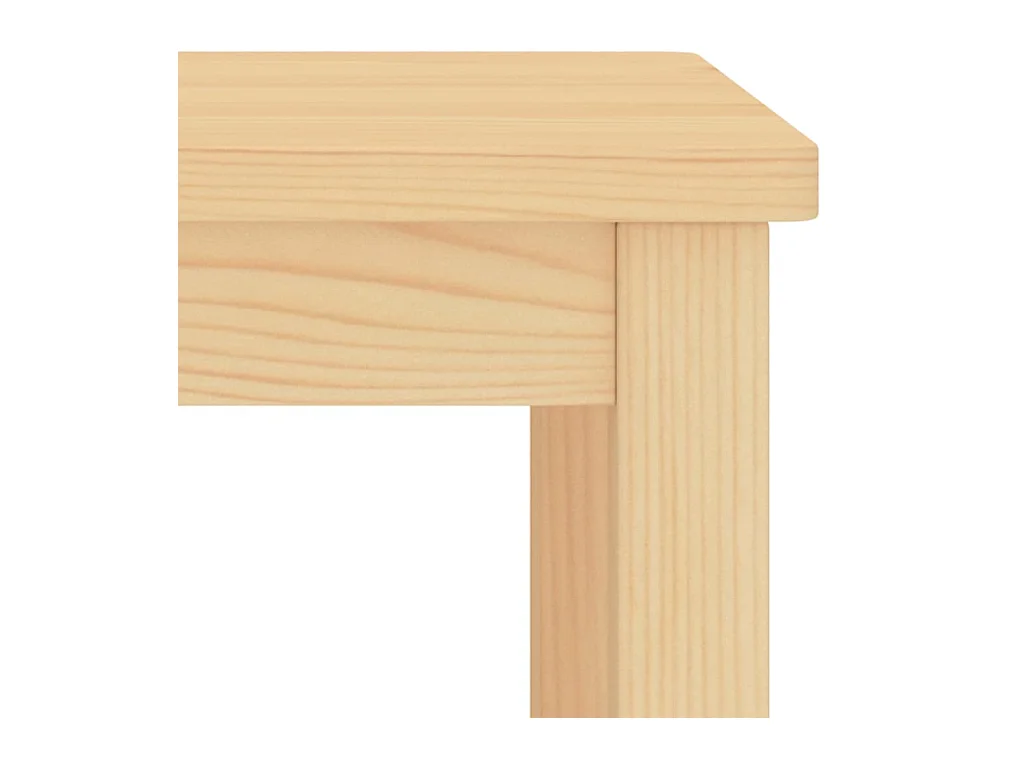 Nachtkastje naturel 35x30x47 cm massief grenenhout