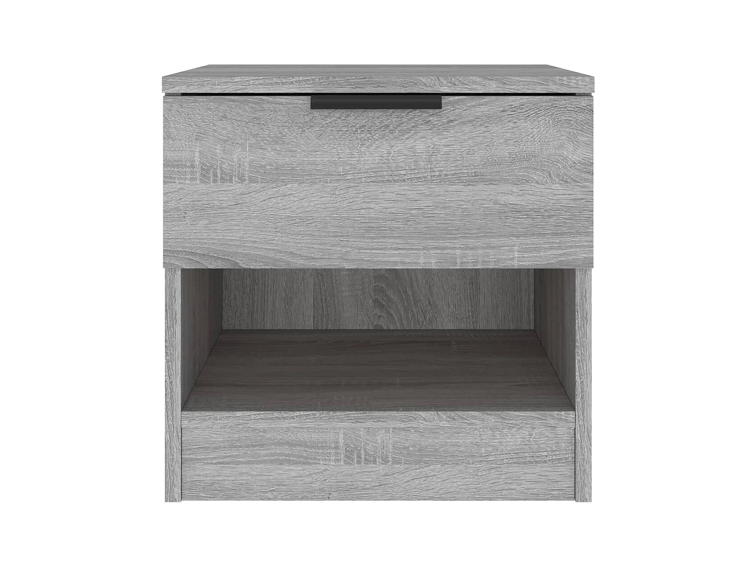 Sonoma Grey Engineered Wood 2-delige nachtkastjeset