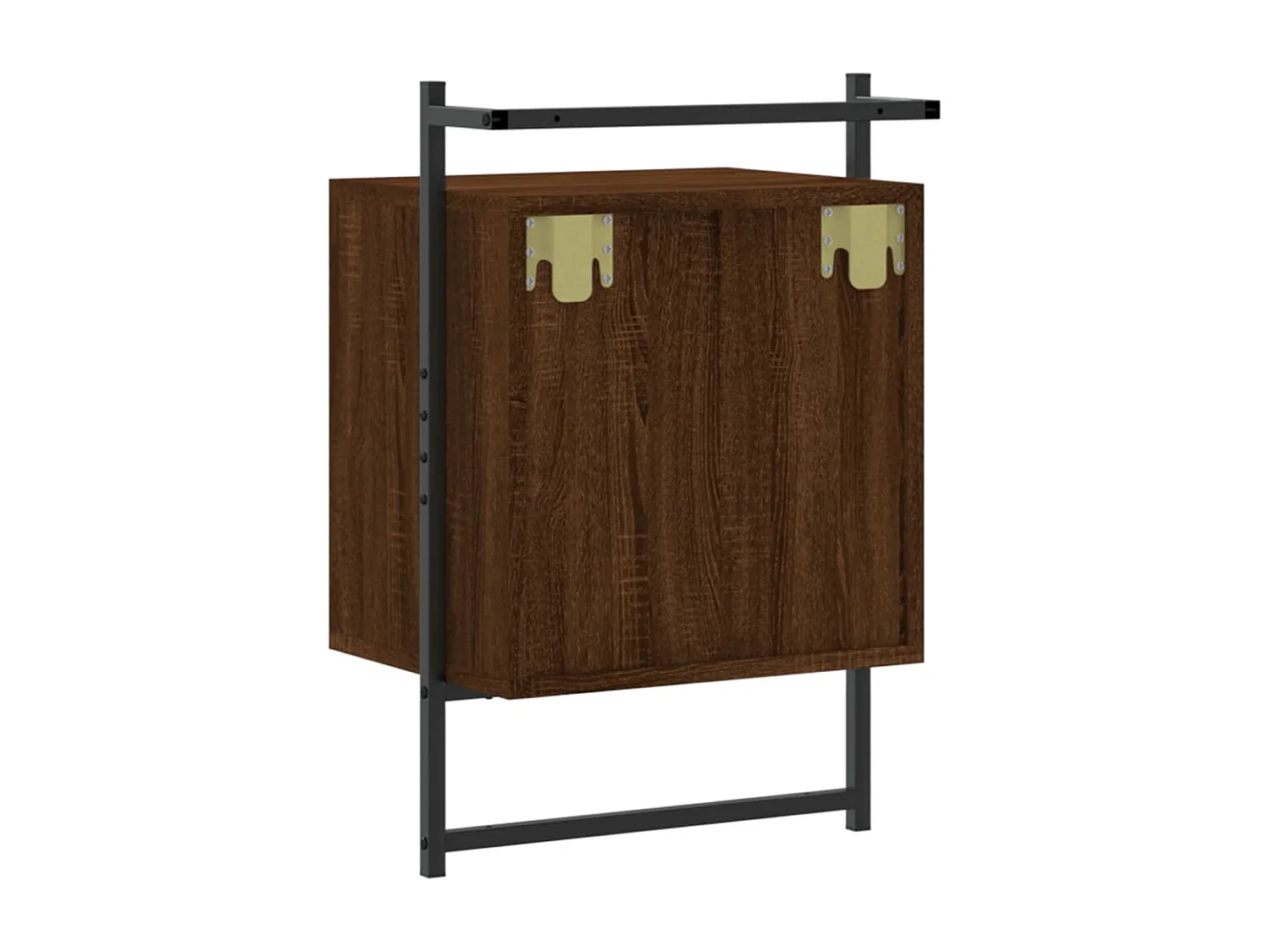 Table de chevet murale 2 pcs chêne marron 40x30x61 cm