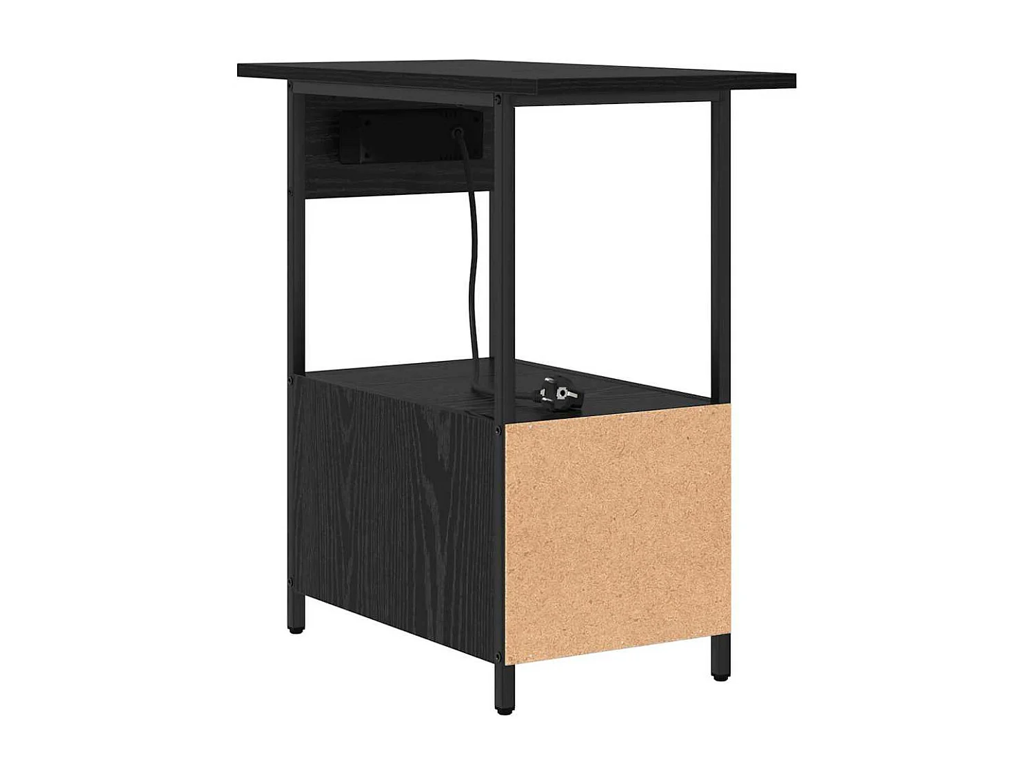 Cabinet de chevet Chêne noir 60 x 30 x 61 cm Bois d'ingénierie